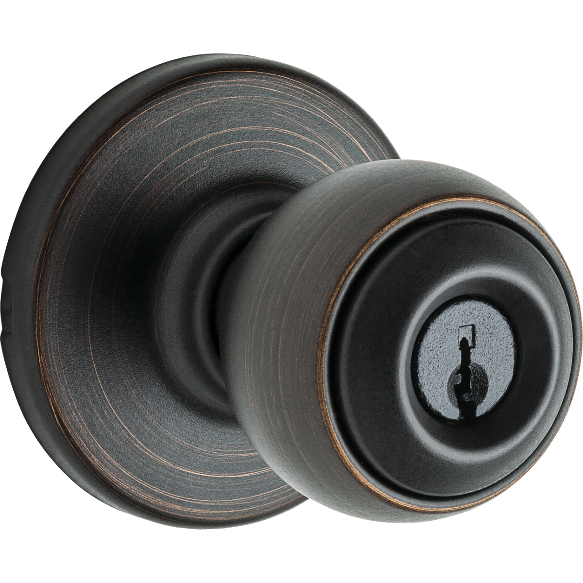 Kwikset Polo Venetian Bronze Entry Door Knob  Image 1