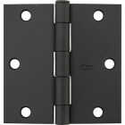 National Hardware 3-1/2 In. Square Oil Rubbed Bronze Door Hinge Image 2
