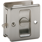 Schlage Privacy Satin Nickel Pocket Door Lock Pull Image 1