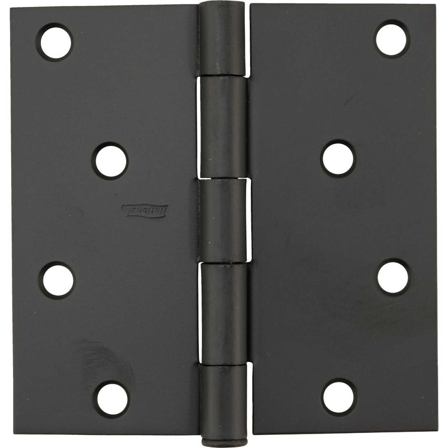 National Hardware 4 In. Square Oil Rubbed Bronze Door Hinge Image 2