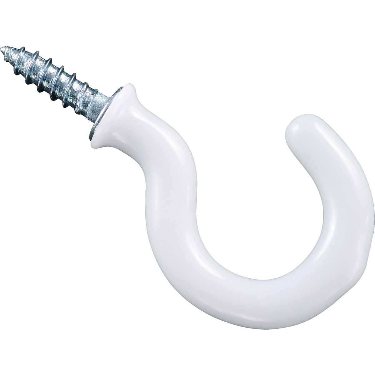 National Hardware 1 In. White Vinyl Cup Hook (30 Count)