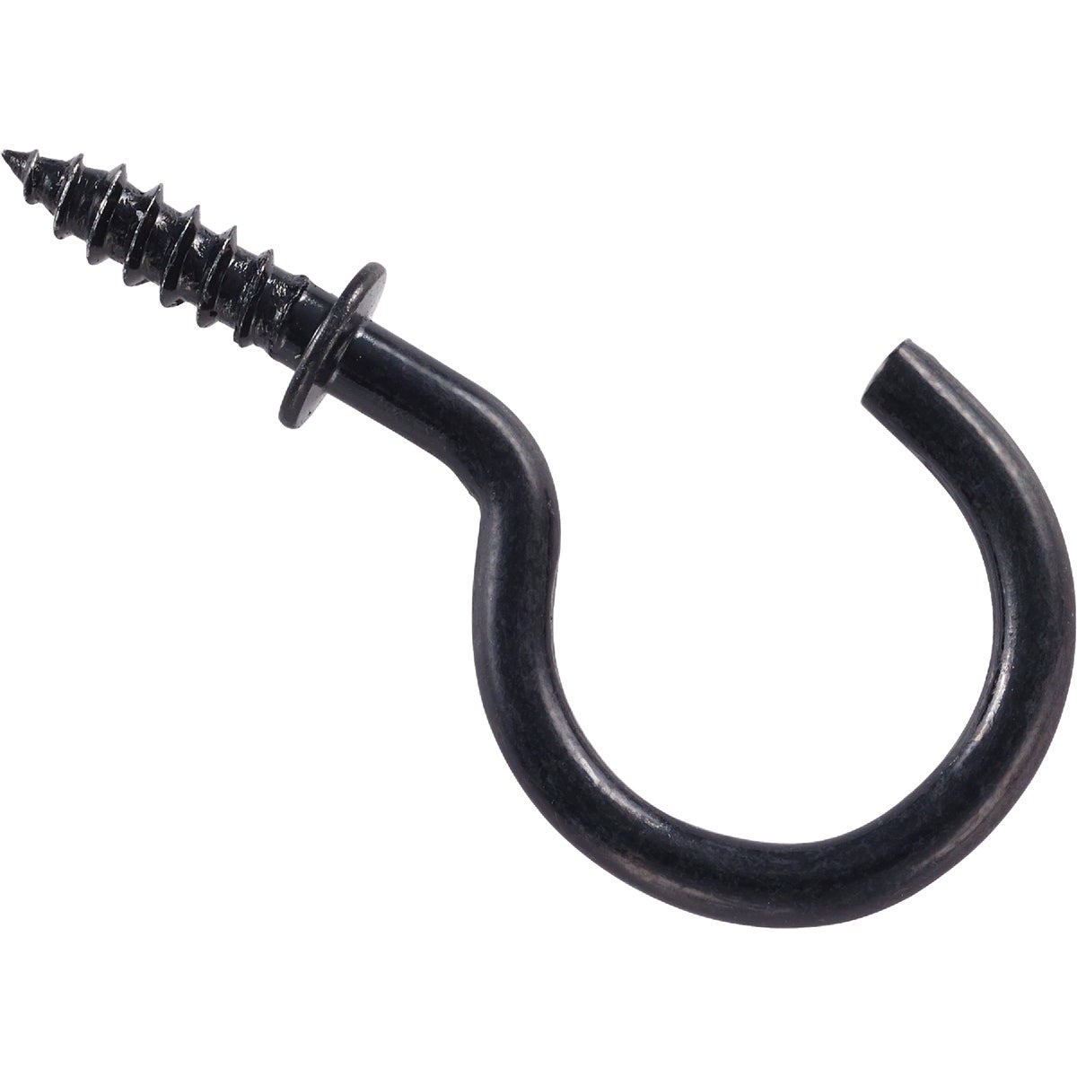 National Hardware 1 In. Black Cup Hook (30-Count)