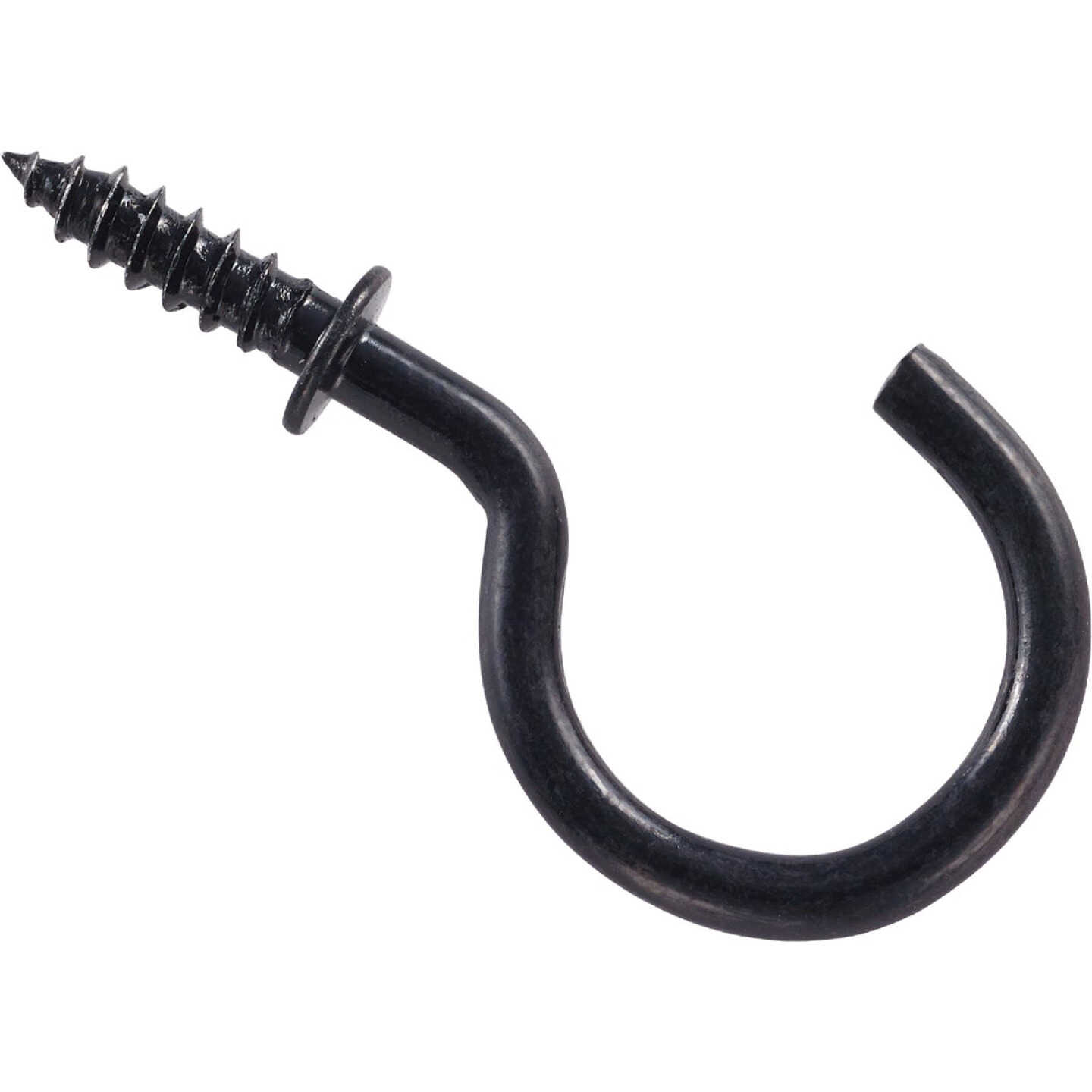 National Hardware 1 In. Black Cup Hook (30-Count) Image 1