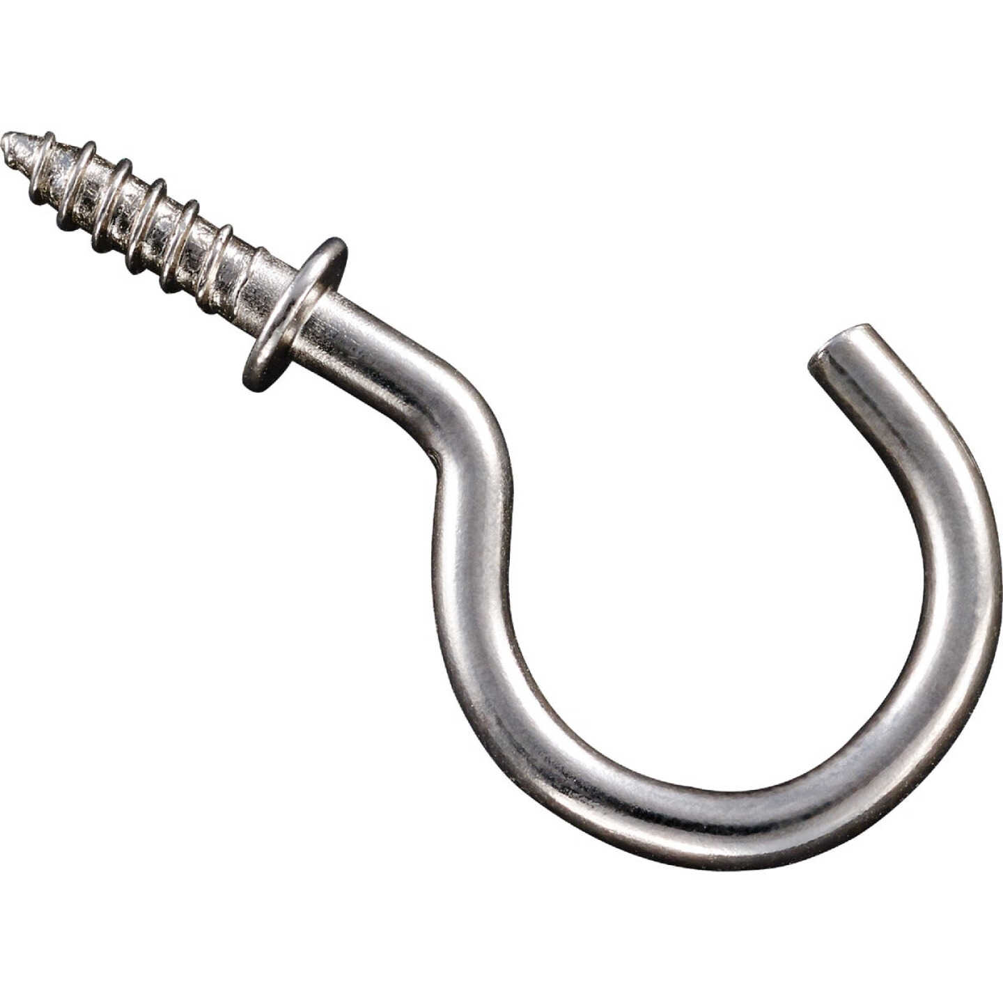National Hardware 1 In. Satin Nickel Cup Hook (30-Count) Image 1