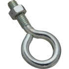 National Hardware 5/16 In. x 2-1/2 In. Zinc Eye Bolt with Hex Nut Image 1