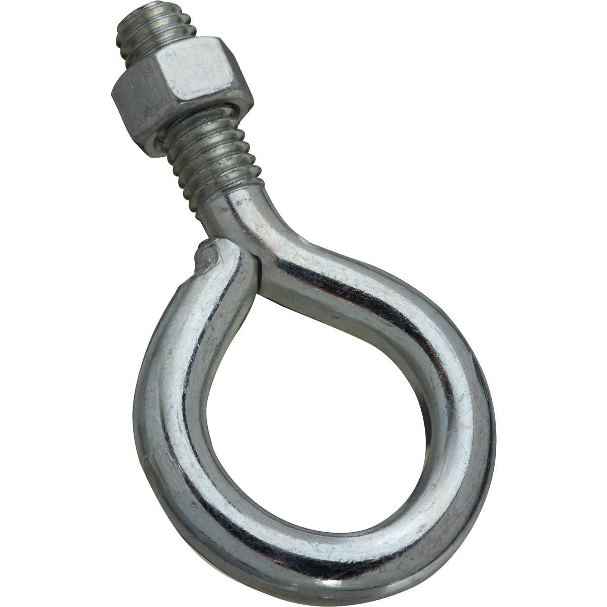 National Hardware 3/8 In. x 3 In. Zinc Eye Bolt with Hex Nut Image 1
