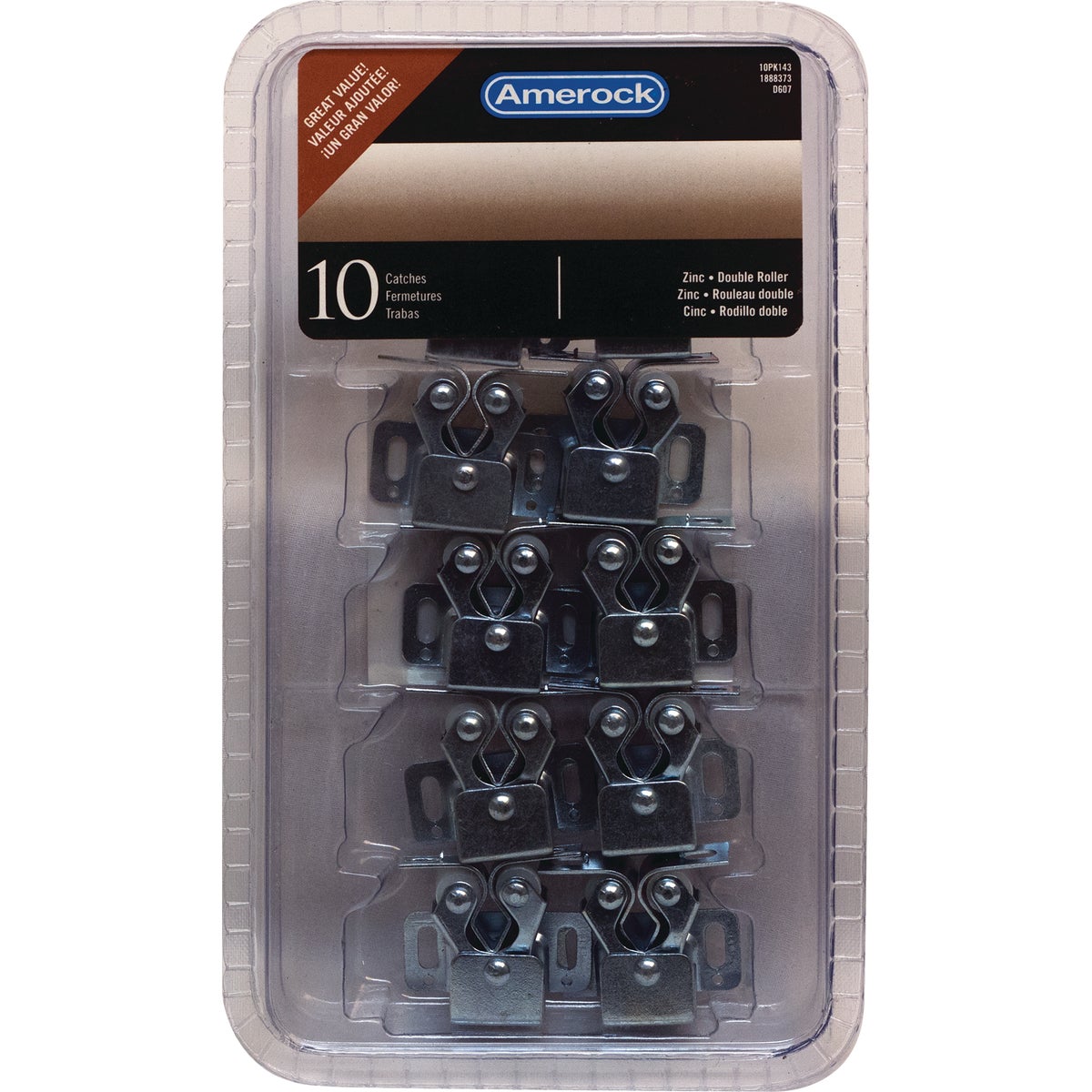 Amerock Double Roller Catch (10-Pack) Image 2