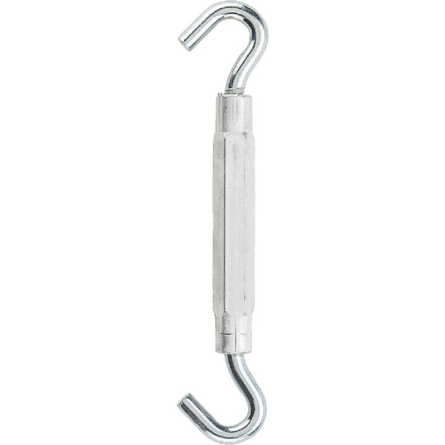 National Hardware 3/8 In. x 10-1/2 In. Zinc Hook Turnbuckle Image 2