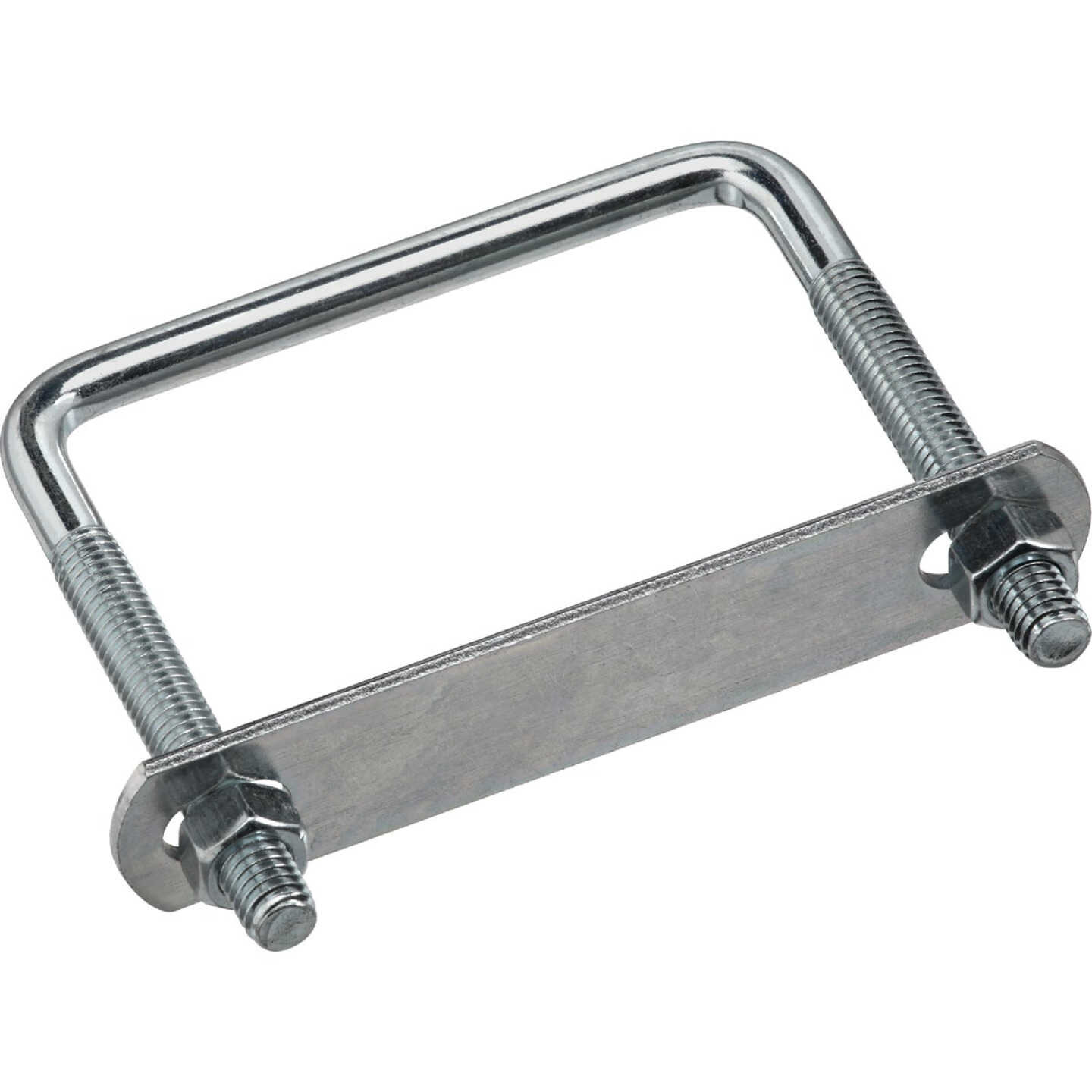 National Hardware 3/8 In. x 3-5/8 In. x 4 In. Zinc Square U Bolt Image 1