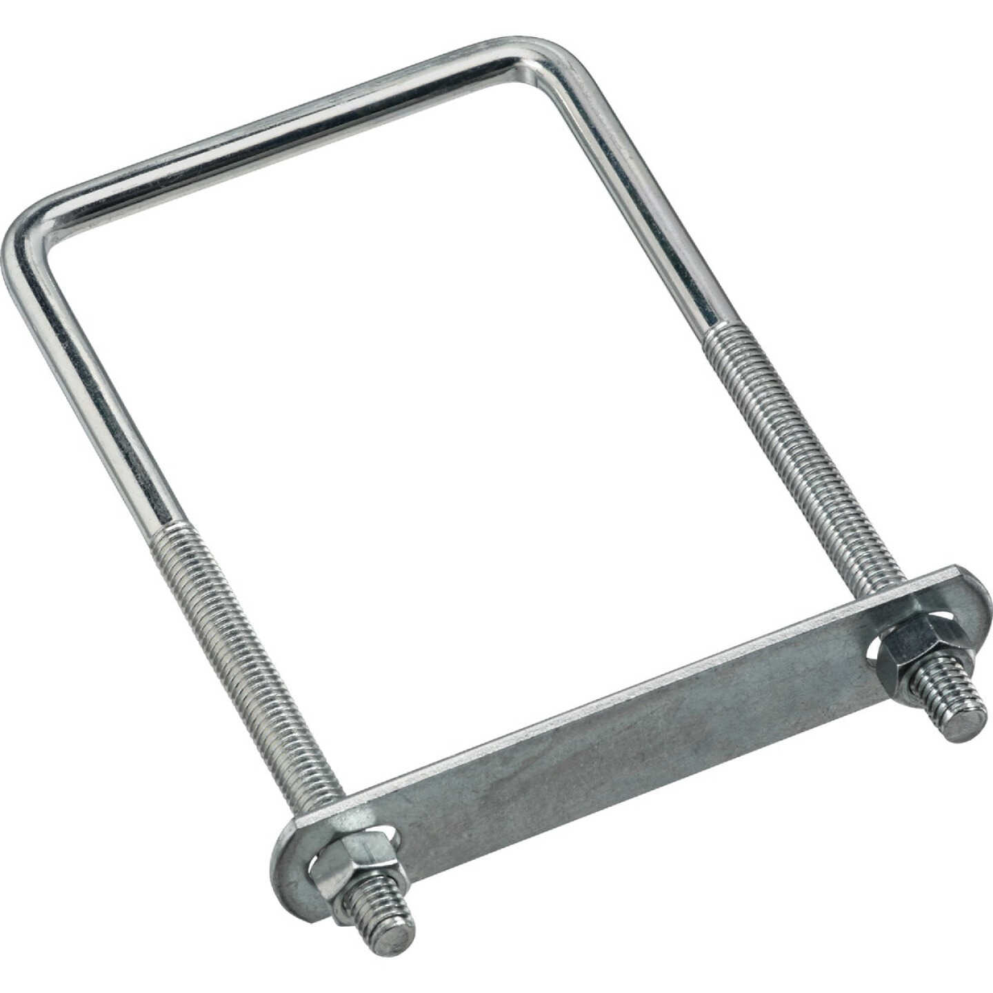 National Hardware 3/8 In. x 3-5/8 In. x 7 In. Zinc Square U Bolt Image 1