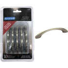 Amerock 3.75 In. Satin Nickel Cabinet Drawer Pull (10-Pack) Image 1