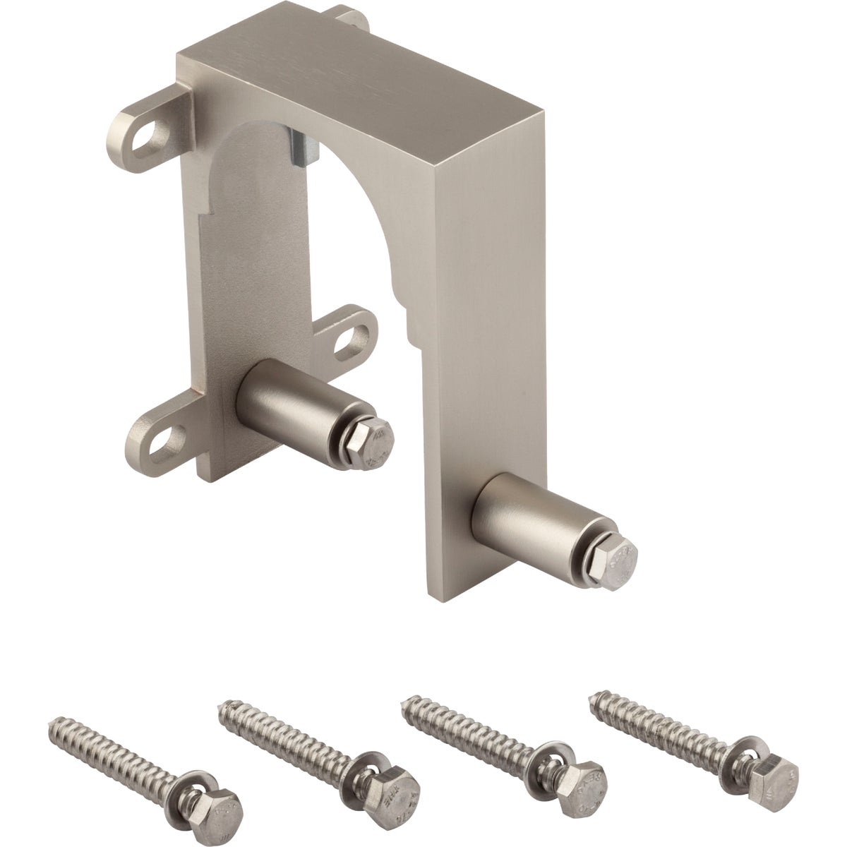 National Hardware Satin Nickel Interior Barn Door Bypass Bracket