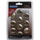 Amerock Edona 1.25 In. Dia. Round Satin Nickel Cabinet Knob (10-Pack) Image 2