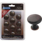 Amerock Edona 1.25 In. Dia. Round Oil Rubbed Bronze Cabinet Knob (10-Pack) Image 1
