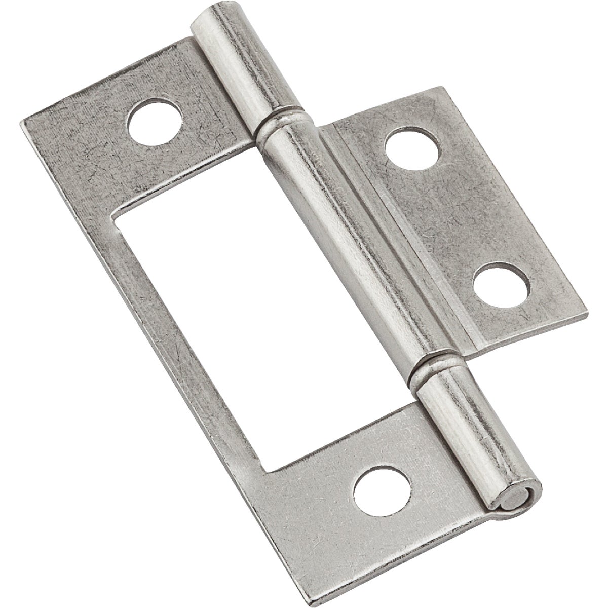 National Hardware Non-Removable Pin Surface Mount Satin Nickel Bi-Fold Door Hinge