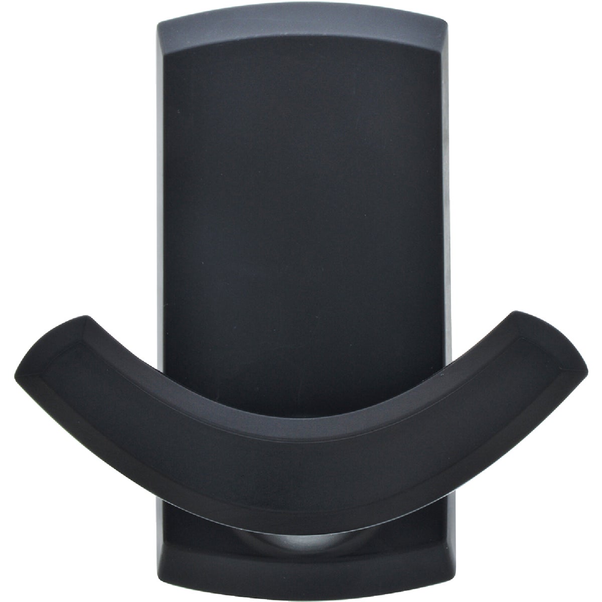 Hillman High and Mighty 20 Lb. Capacity Black Rectangular Decorative Double Hook Image 2