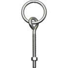 National Hardware 3/8 In. x 5-1/8 In. Zinc Ring Eye Bolt Image 1