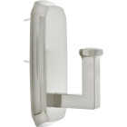 Hillman High and Mighty 25 Lb. Capacity Satin Nickel Scallop Decorative Hook Image 1