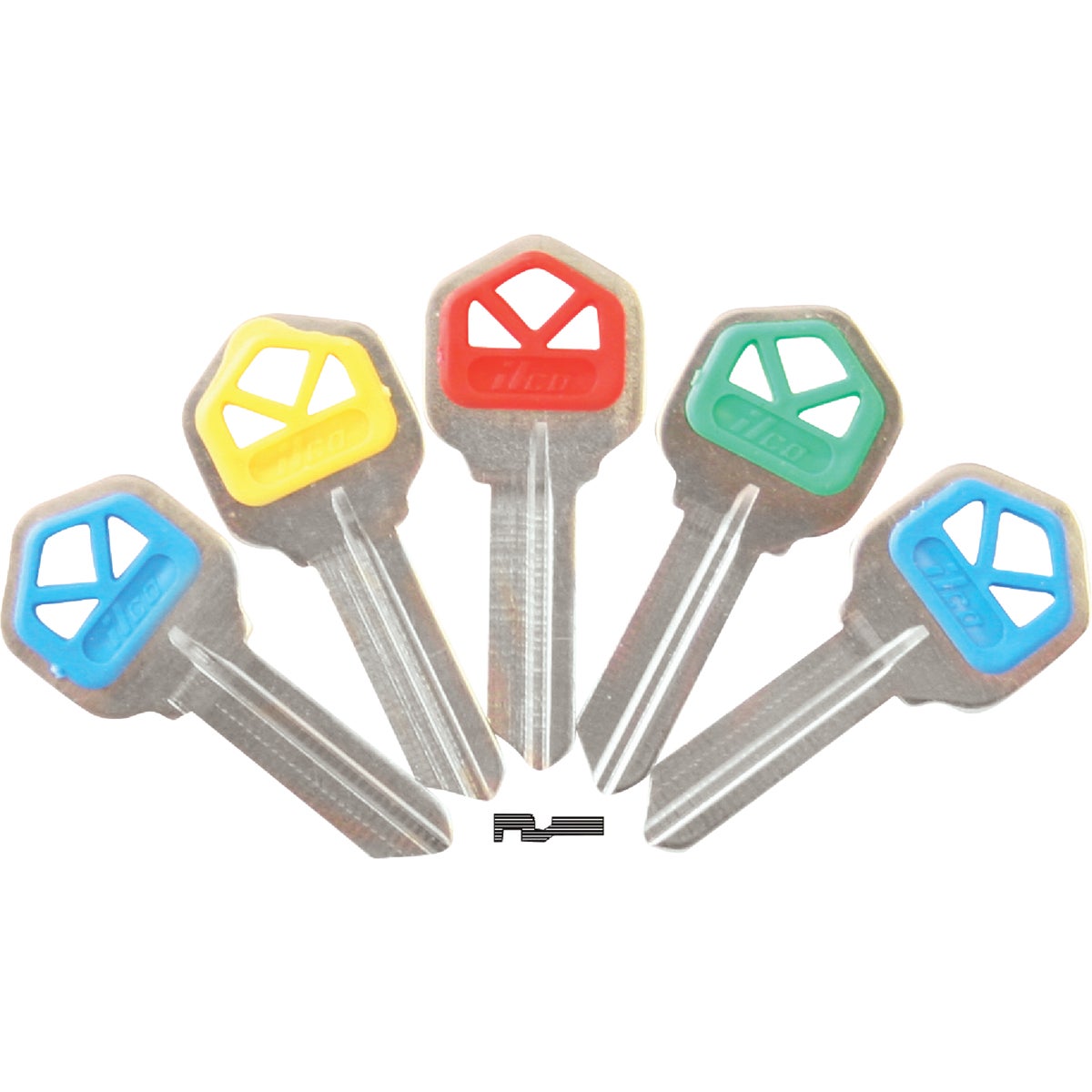 ILCO Kwikset Design Decorative House Key, KW1P / KW1-PC (5-Pack) Image 2