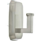 Hillman High and Mighty 15 Lb. Capacity Satin Nickel Scallop Decorative Hook Image 1