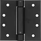 National Hardware 4 In. Oil Rubbed Bronze Square Spring Door Hinge Image 1