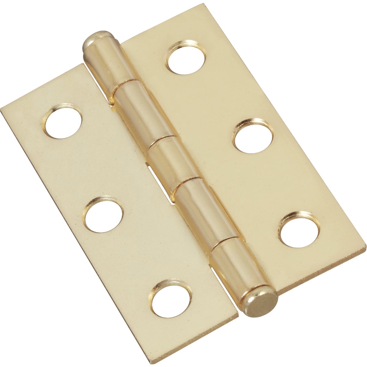 National Hardware 2-1/2 In. Brass Full-Inset Pin Hinge (2-Pack) Image 1