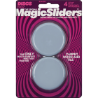 Magic Sliders 2-3/8 In. Round Adhesive Furniture Glide,(4-Pack) Image 1