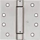 National Hardware 4 In. Satin Nickel Square Spring Door Hinge Image 1