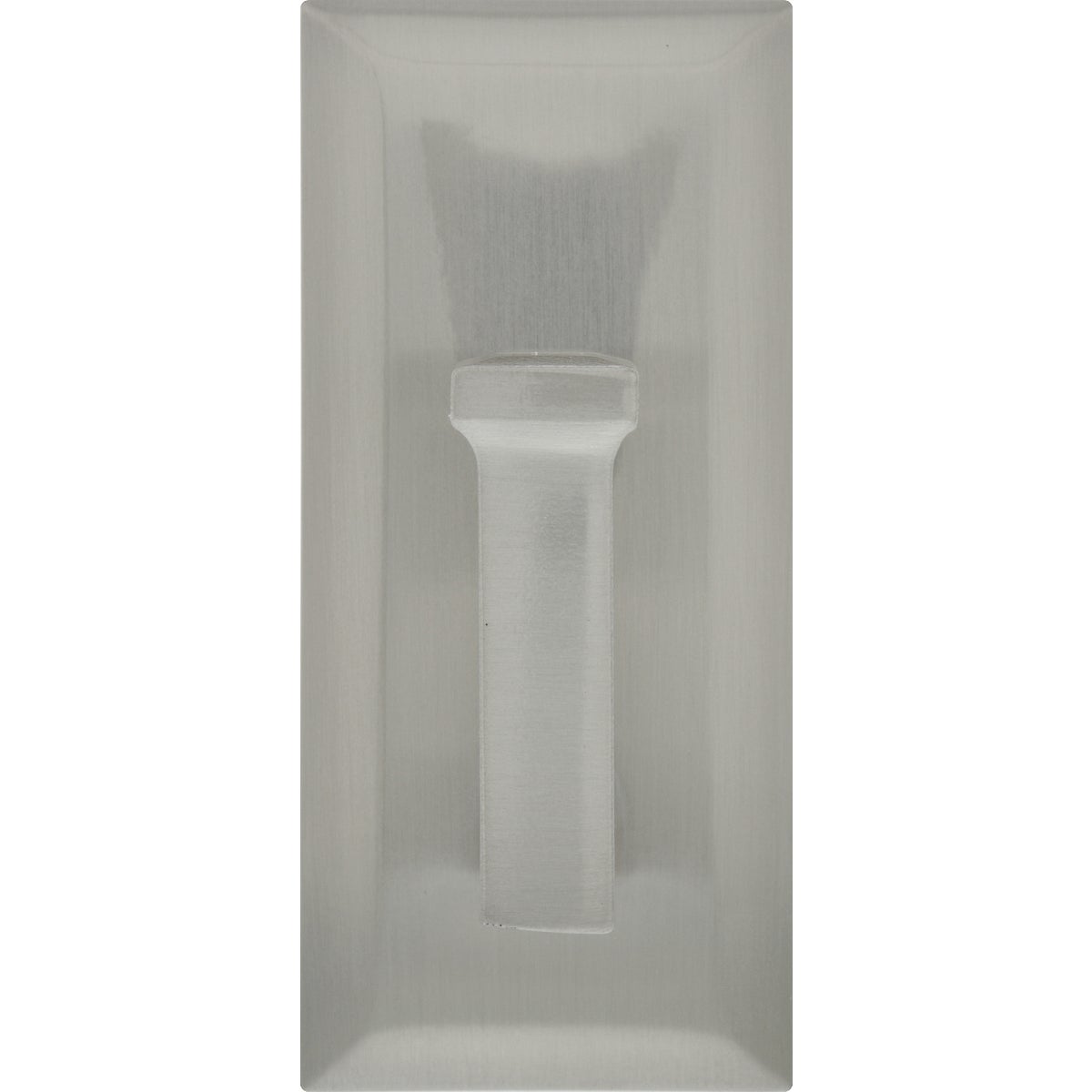 Hillman High and Mighty 15 Lb. Capacity Satin Nickel Rectangular Decorative Hook Image 2