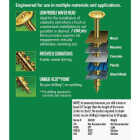 SPAX #8 x 1-1/4 In. T20 Plus Wafer Head Yellow Zinc (Interior) Cabinet Screw (195-Count) Image 4