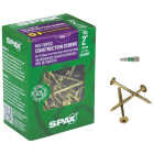 SPAX #8 x 2 In. T20 Plus Wafer Head Yellow Zinc (Interior) Cabinet Screw (140-Count) Image 1
