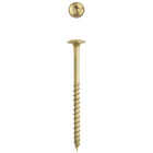 SPAX #8 x 2-1/2 In. T20 Plus Wafer Head Yellow Zinc (Interior) Cabinet Screw (120-Count) Image 3
