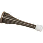 National Hardware 3 In. Antique Brass Spring Door Stop (2-Count) Image 1