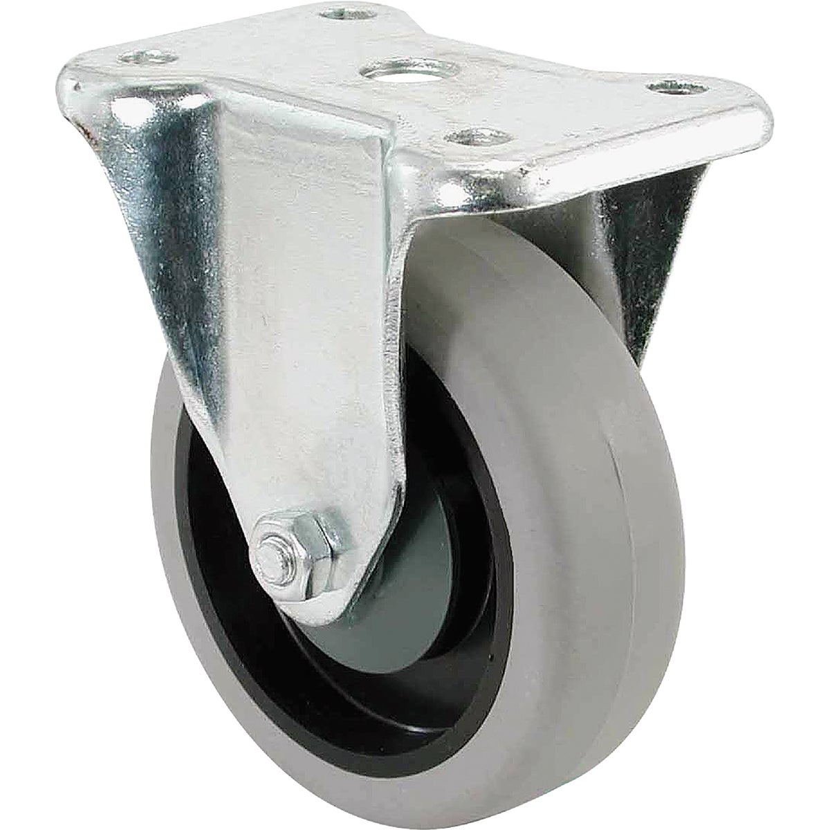 Shepherd Hardware 4 In. Thermoplastic Rigid Plate Caster