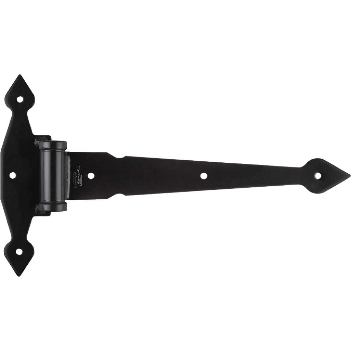 National Hardware 13 In. Black Heavy-Duty Spear Gate T-Hinge Image 1