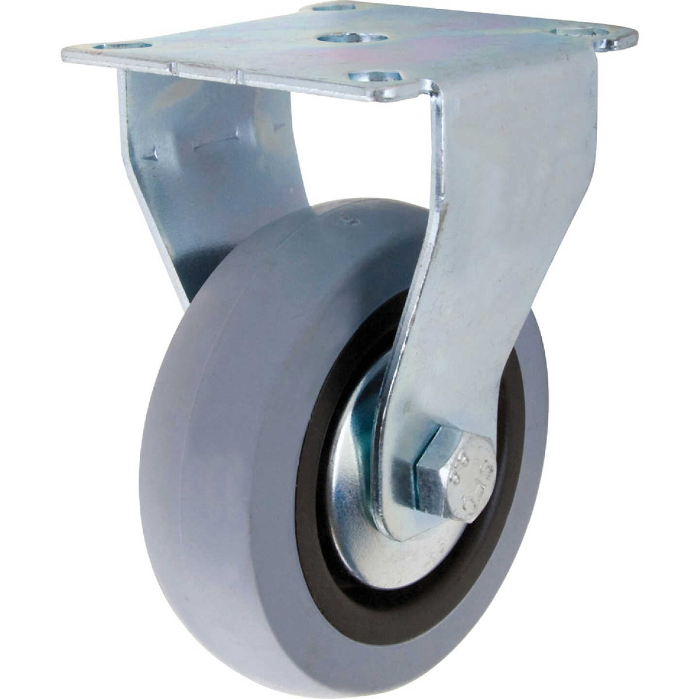 Shepherd Hardware 3 In. Thermoplastic Rigid Plate Caster Image 1