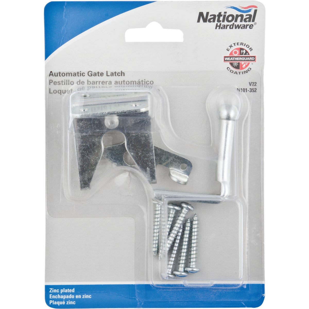 National Hardware Zinc Automatic Gate Latch Image 2