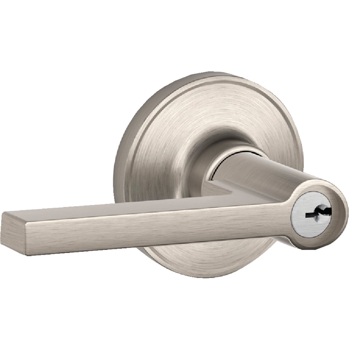 Dexter Solstice Satin Nickel Entry Door Lever Lockset
