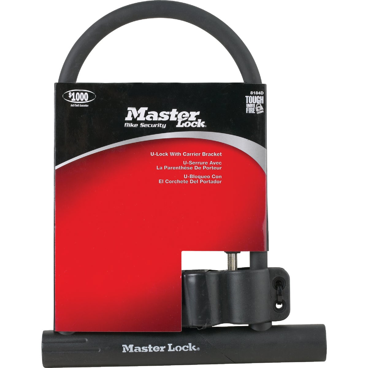Master Lock 4 In. x 8 In. U-Bar Bicycle Lock Image 2