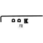 National Hardware 1/2 In. X 18 In. Black Steel Cane Bolt Image 3