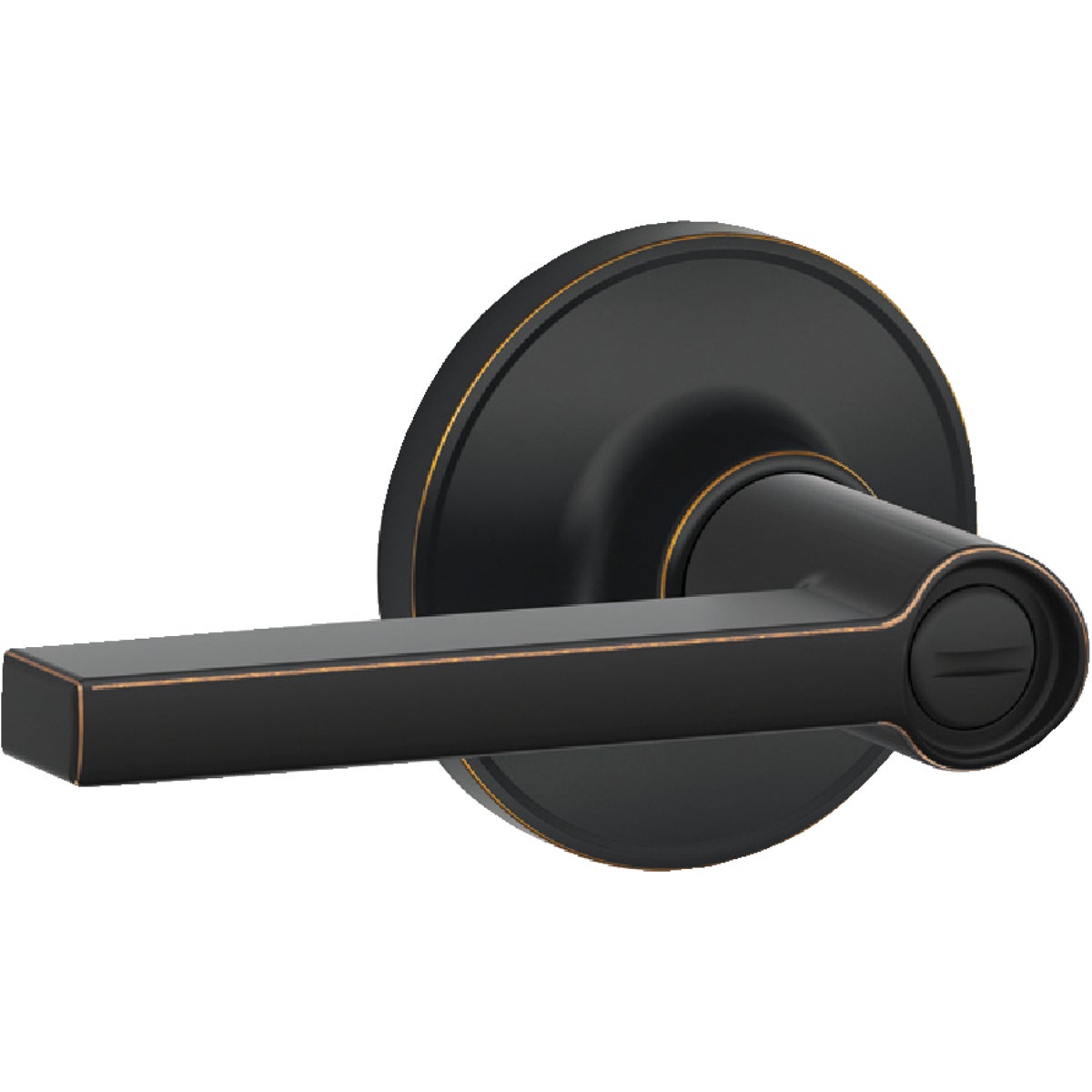 Dexter Solstice Aged Bronze Privacy Door Lever Lockset Image 1