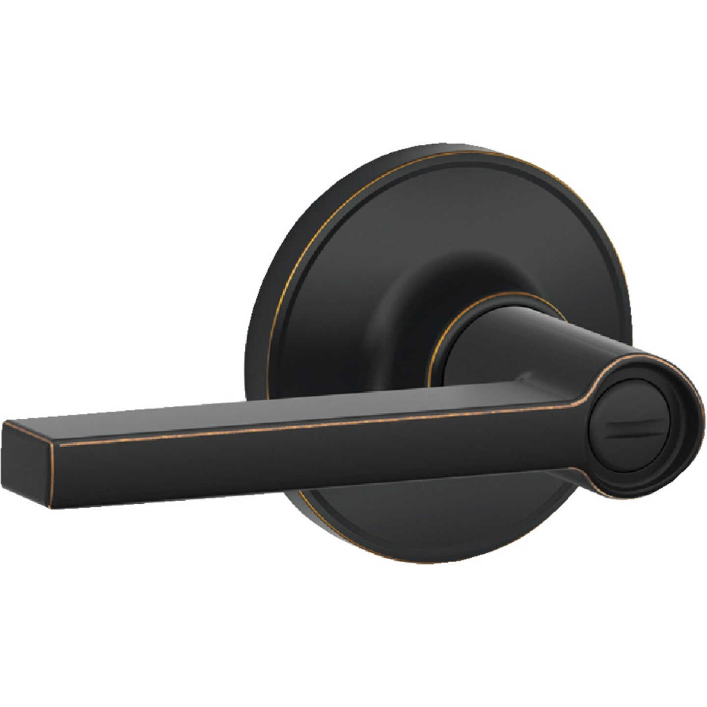 Dexter Solstice Aged Bronze Privacy Door Lever Lockset Image 1