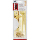 Defender Security 3 In. x 7 In. Polished Brass Latch Guard Image 2