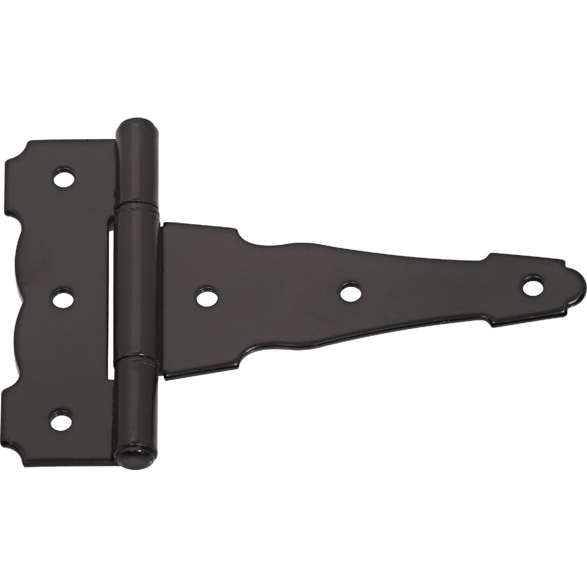 National Hardware 4 In. Black Ornamental Reversible T-Hinge