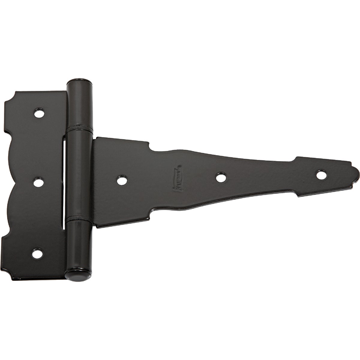 National Hardware 6 In. Black Ornamental Reversible T-Hinge