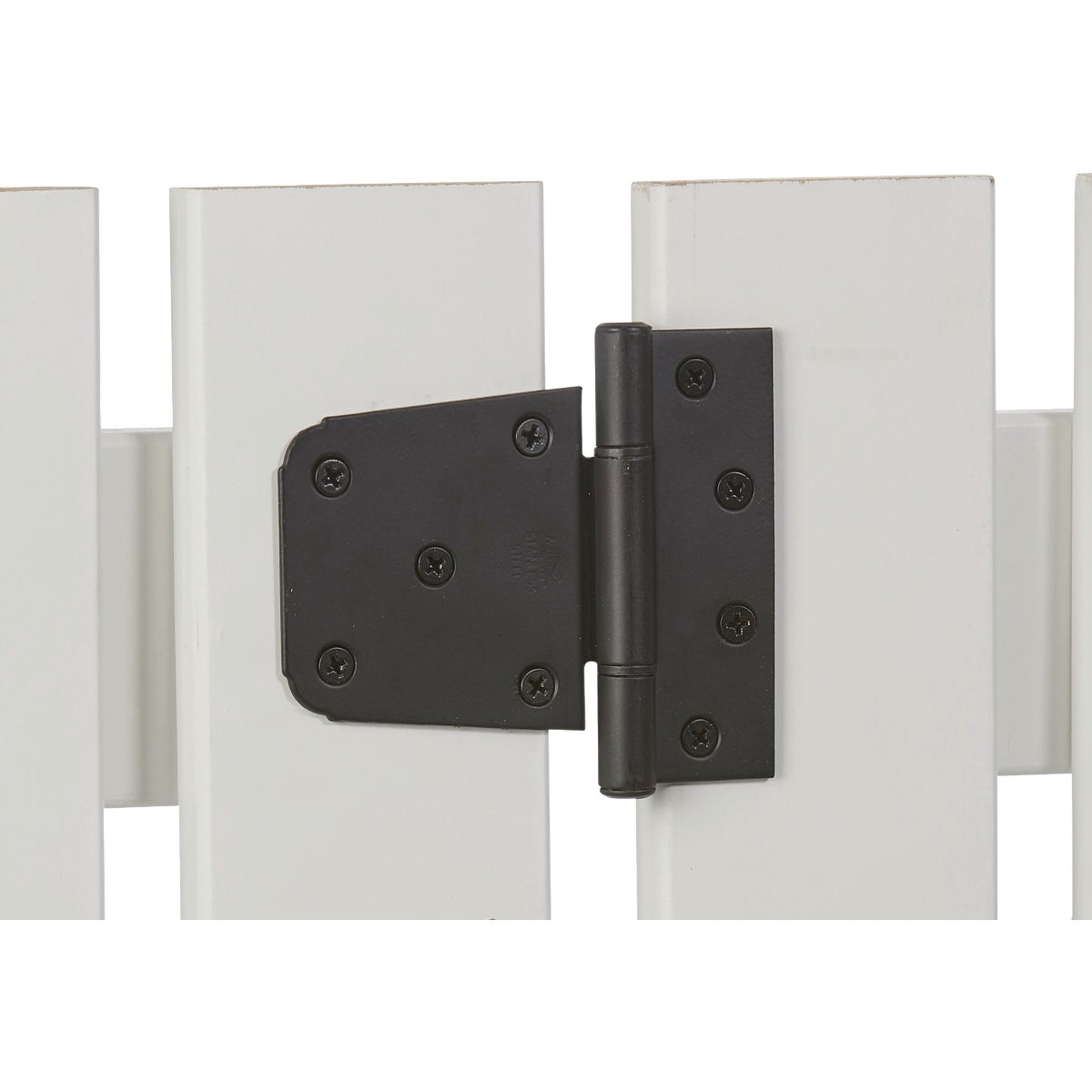National Hardware 3-1/2 In. Matte Black Extra Heavy-Duty Steel Gate Hinge Image 2
