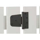 National Hardware 3-1/2 In. Matte Black Extra Heavy-Duty Steel Gate Hinge Image 2