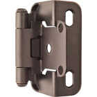 Amerock Oil Rubbed Bronze Self-Closing Partial Wrap Overlay Hinge (2-Pack) Image 1