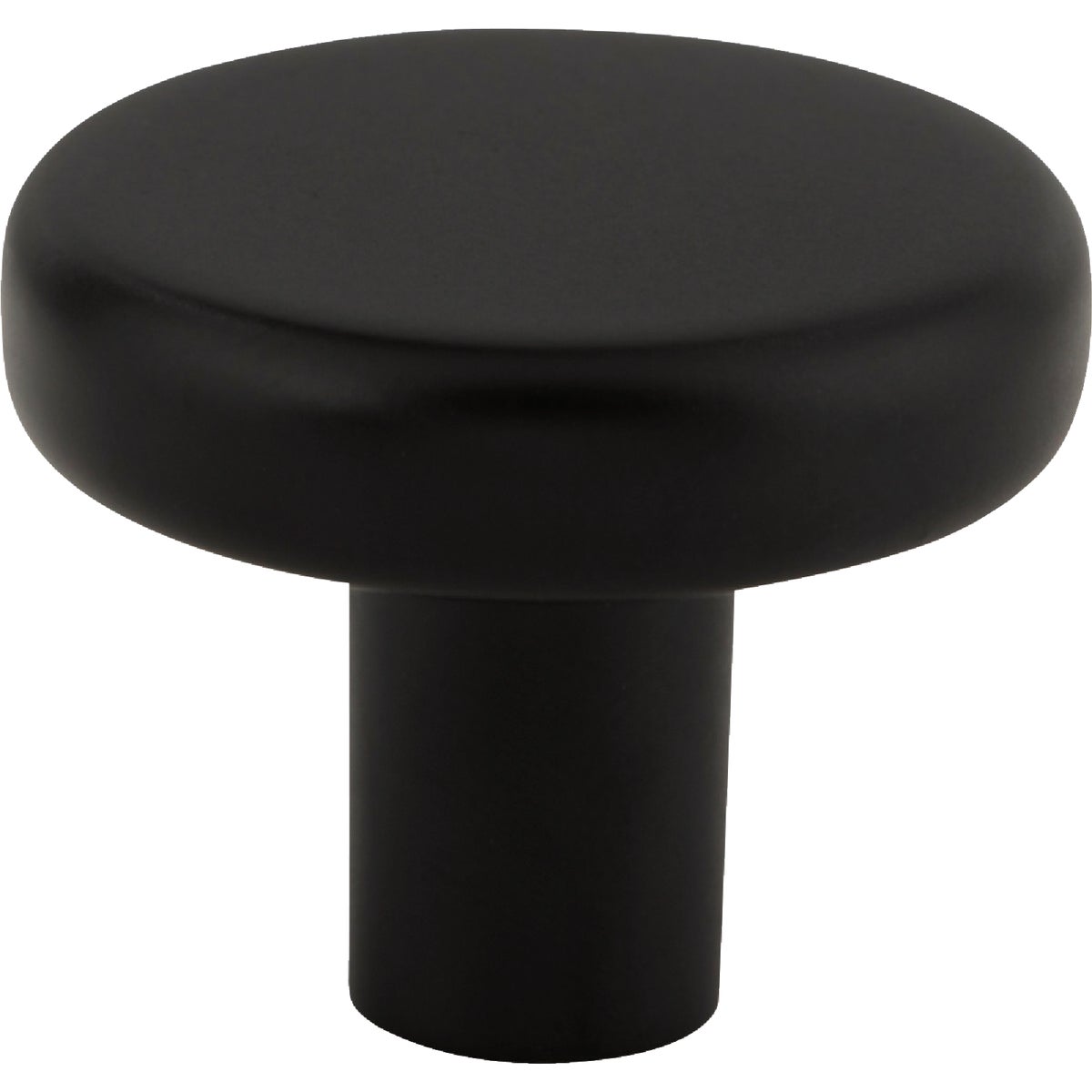 Elements Gibson 1-1/4 In. Dia. Matte Black Cabinet Knob