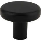 Elements Gibson 1-1/4 In. Dia. Matte Black Cabinet Knob Image 1